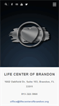 Mobile Screenshot of lifecenterofbrandon.org